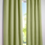 green curtains smooth