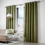 curtains green