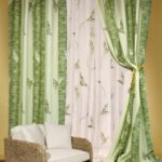 curtains green