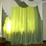 curtains green