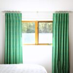 curtains green