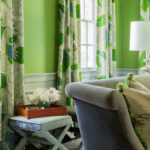 green curtains sheets