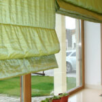 green roller blinds