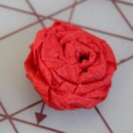 rose from napkin