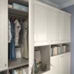 built-in wardrobe white