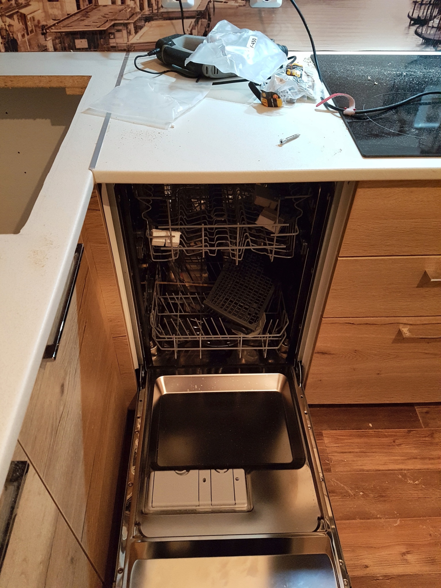 dishwasher cabinet requirements