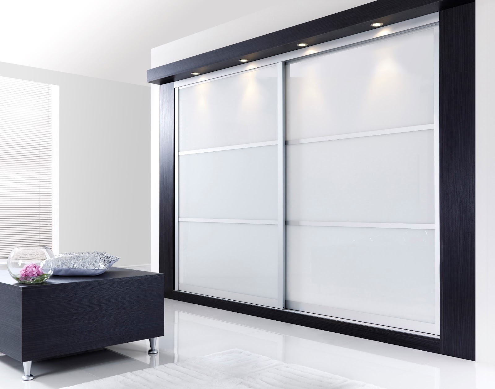 built-in wardrobe white