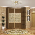 wardrobe in the living room beige