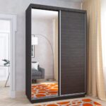 armoire avec design miroir