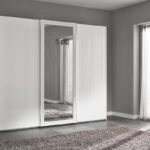 wardrobe with mirror design photo