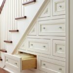 drawers under the stairs