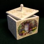 shabby chic box with lid