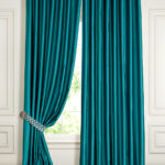 curtains from Italy turquoise