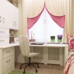 fastening curtains in the nursery