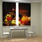 photocurtains with vegetables