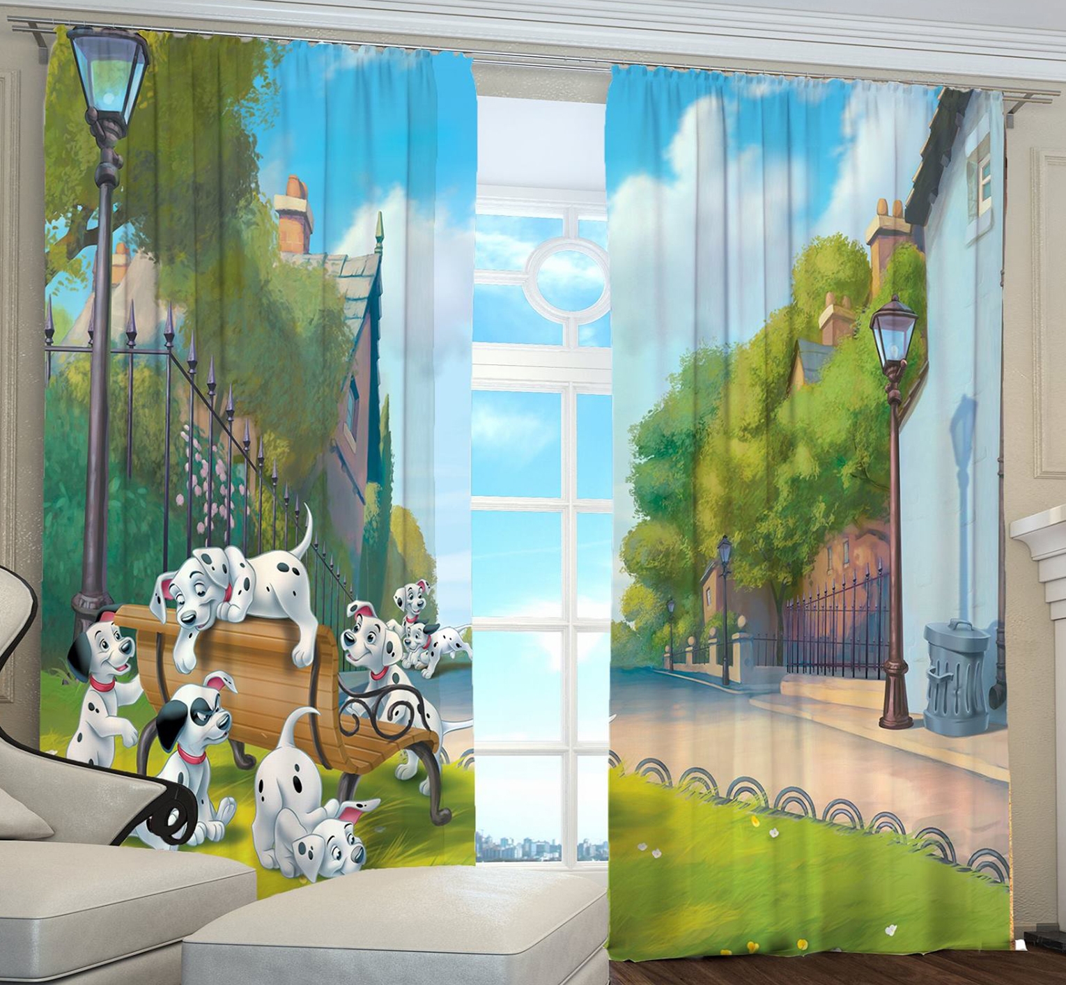 photocurtains in the nursery