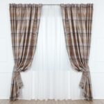 fastening curtains to the window