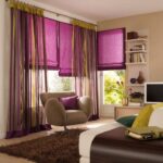 curtains from Italy violet