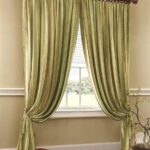 italian curtains green