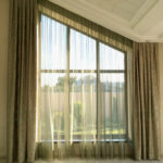 fastening curtains to a non-standard window