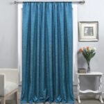 italian curtains blue