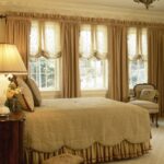 curtains to the windowsill in the bedroom types of ideas