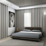 high-tech gray light curtains