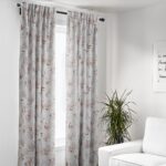 curtains in the room