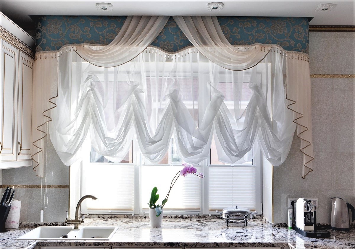 kitchen curtains design photo