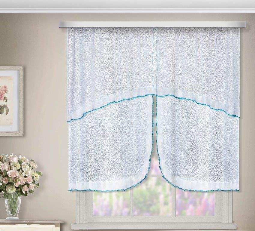 curtains for the kitchen from tulle