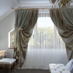 curtains in the bedroom