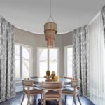 curtains on the ceiling cornice photo ideas