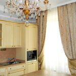 curtains on the profile cornice types of design