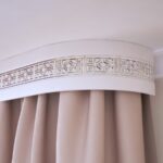 curtains on the profile cornice design ideas