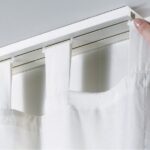 curtains on the profile cornice design ideas