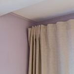 curtains on the profile cornice photo options