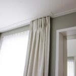 curtains on profile cornice design