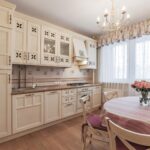 Provence curtains in the kitchen