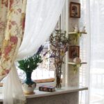 curtains provence with tulle