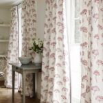 curtains provence with flowers