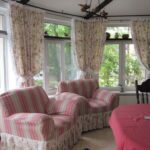 curtains provence with armchairs