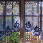 Provence curtains with birds