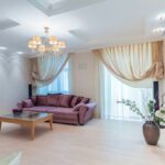 curtains with stretch ceiling types of ideas