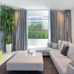 gray curtains ideas photo