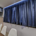 blue curtains decor ideas