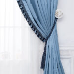 blue curtains ideas photo