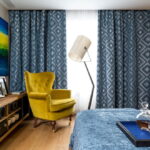 blue curtains types of ideas