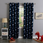 blue curtains types of decor