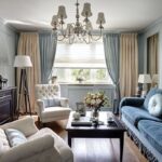 curtains modern classics in the living room decor photo