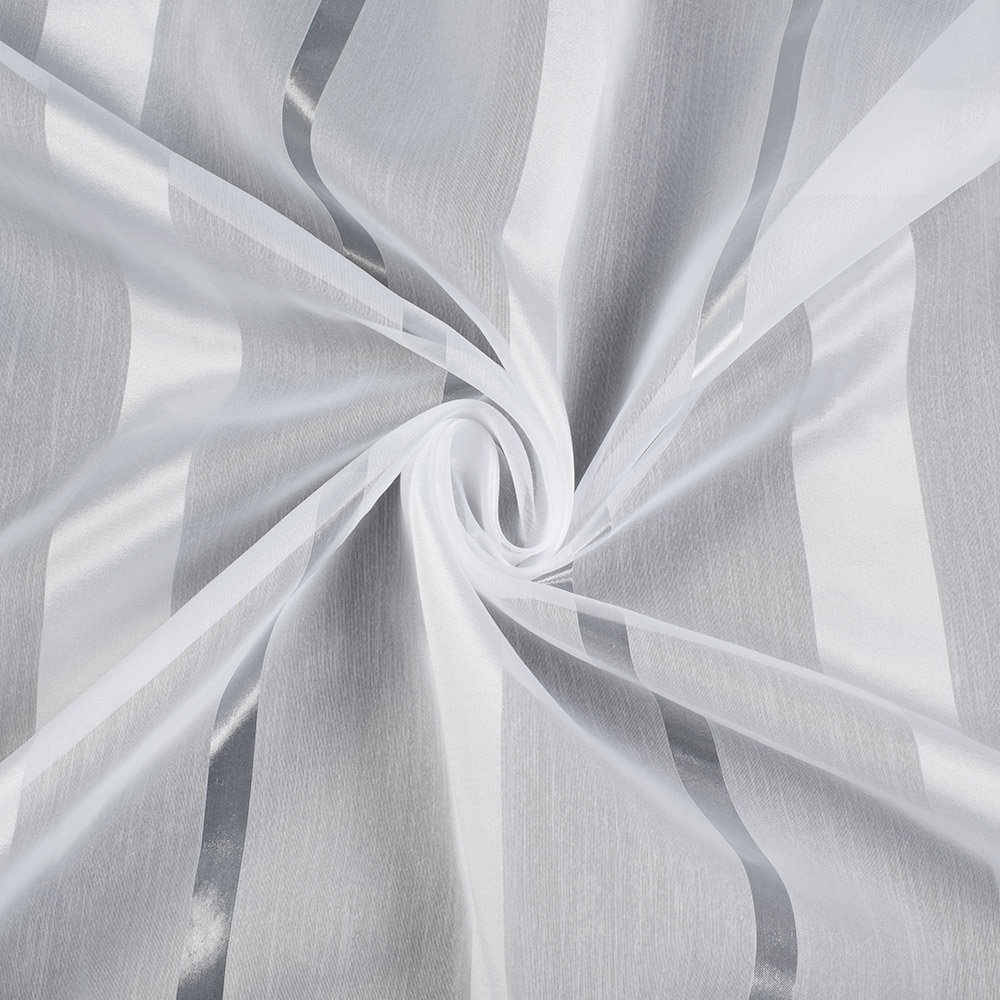 striped organza for curtains